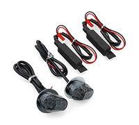 Indicateur De Clignotant pour Yamaha YZF R7 2021 2022 YZFR7 YZF-R7 Accessoires De Moto Mini Lampe Clignotante Feux Latéraux Clignotant Moto (Color : Smoke)