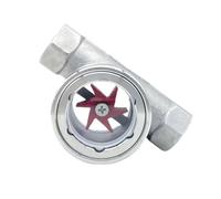 Indicateur de débit de fenêtre avec observateur de surface de | Vis intérieure 1/4 "-" 2 "BSPT en acier inoxydable 304(C10-ER8A-100)