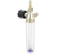 Indicateur de Débit de Gaz Argon Régulateur 0,15 Mpa 1/4pt | Billes Intégrées, Lecture de Flux, pour Lignes de Gaz de Protection, Brasage et Purge, Finition Lisse
