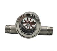 Indicateur de débit d'eau à filetage externe, pour alimentation et nouvelle énergie, DN15-DN50(DN15)