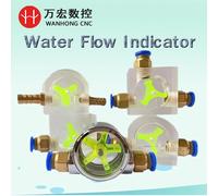 Indicateur de débit d'eau CNC pour machine de gravure à pompe à eau anti-chauffe Pagoda 2way
