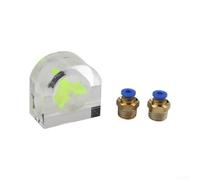 Indicateur de débit d'eau, moteur de broche de gravure, débitmètre d'observateur refroidi à l'eau pour machine CNC (4 mm)