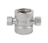 Indicateur de débit en acier inoxydable 304 pour la surveillance visuelle des systèmes de canalisations nécessitant une haute résistance et une détection fiable du débit (DN10)