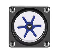 Indicateur de débit, filetage G1 / 4 6 Turbine Indicateur de débitmètre à 3 voies pour système de refroidissement par eau PC, observez la vitesse et les états de fonctionnement du débit d'eau, en POM