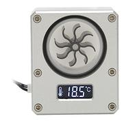 Indicateur de Débitmètre, Compteur de Refroidissement par Eau PC 12V Petite Interface 3 Broches Filetage G1/4 Débitmètre D'ordinateur Durable, Système de Refroidissement par