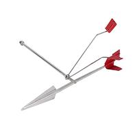 Indicateur de girouette de bateau, girouette en acier inoxydable durable pour le voilier, augmentation sans danger pour les oiseaux incluse, #711, #711