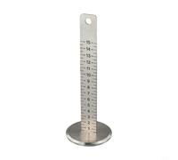 Indicateur de Hauteur Égal en Acier pour Sol Mural | Conception compacte 190x70mm, finition argentée, résistance à la , parfait pour chape fluide et ragréage