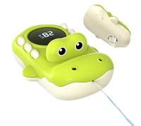 Indicateur de la température de l'eau, Écran LED avec Motif Crocodile fonctionnant sur Piles, Jouets pour Bain détecteur température Eau, pour piscines, spas, Voyages, à la Maison et Douche