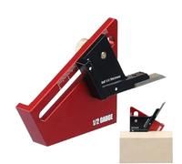 Indicateur De Marquage Central - Trouver Centre En D'aluminium | Outil Cénter Finder Pour Le Travail Du Bois, Traceur Compact De Précision, Convient Moins De 58 Mm D'épaisseur Pour Ingeg