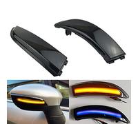 Indicateur de Miroir Dynamiques Jaune Bleu LED Clignotant pour Fiesta MK6 MK7 2008-2017, B-Max B232 2012-2017