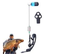Indicateur de morsure de Carpe, Alarme Appât pour Canne à Pêche de Nuit LED - Réglable de Pêche - ABS Phare Vis Bouton Morsure Appât Alarme Appât pour PoissonsPour Famille Amis Collègues Pêche