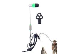 Indicateur de morsure de carpe, alarme d'appât de canne à pêche de nuit, Alarme de pêche portable, Alarme d'appât de morsure de bouton de vis de phare d'abs pour des collègues d'amis de famille