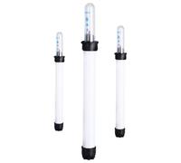 Indicateur de Niveau D’eau pour Pot de Fleurs 3 Pièces Blanc