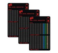 Indicateur de niveau de gaz - 22 niveaux - Magnétique - Convient pour cuisinières à gaz avec bouteilles de propane ou butane - Indicateur de résidus de gaz