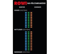 Indicateur de niveau de gaz HGA 1/1 L.100 mmxl.62 mmxH.2mm G.10g ROWI 303020010