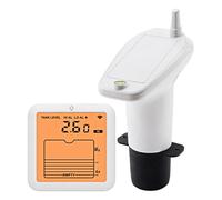 Indicateur de Niveau de Réservoir d'eau,Mètre Ultrasonique de Mesure pour Liquides | Détecteur Multifonctionnel Compteur à Affichage Numérique pour la Jauge de Capacité du Réservoir Domestique