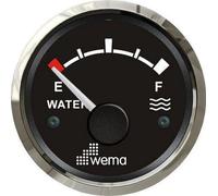 Indicateur de niveau d'eau 0-190Ω, cadran noir, 12/24V, SS316 Wema 110610