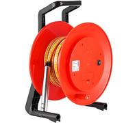 Indicateur de niveau d'eau avec sonde en acier inoxydable, conception à enrouleur de câble, détecteur de profondeur des eaux souterraines/puits, outil de mesure précis du niveau de liquide 150m(492ft)