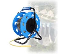 Indicateur de niveau d'eau de 328 pieds avec buzzer et lumière clignotante, jauge de profondeur d'eau souterraine rechargeable de 100 m indicateur précis de niveau de puits d'eau(B-20m)