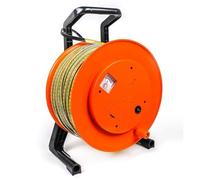 Indicateur de niveau d'eau, jauge de mesure portable des eaux souterraines avec sonde fixe et ruban en acier pour la surveillance des puits profonds, des forages et des réservoirs jusqu'à 50 m