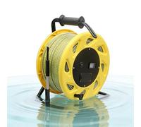 Indicateur de niveau d'eau - Jauge de profondeur de puits de haute précision avec LED et alarme sonore pour la mesure des trous de forage et des eaux souterraines, instrument à ruban en acier de 30 à