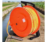 Indicateur de niveau d'eau, jauge de profondeur d'eau de puits, avec sonde en acier inoxydable de 0,59 pouce et ruban en acier, avec avertisseur sonore et signal voltmètre (avec pile) 10m(32ft)