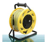 Indicateur de niveau d'eau, jauge de profondeur en acier, indicateur d'eau souterraine de haute précision, règle portable pour la mesure des trous de forage et des eaux souterraines, 30 à 300 m