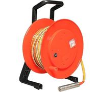 Indicateur de niveau d'eau, sonde de 0,99 pouce de diamètre, instrument de mesure du niveau des eaux souterraines avec sonde fixe et ruban en acier, pour puits, forages, réservoirs 10m(32.8ft)