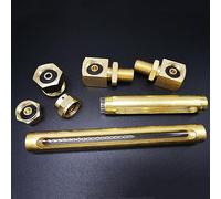 Indicateur De Niveau D'huile, Filetage Mâle BSP 1/4", 3/8", 1/2", en Forme De L, en Laiton, Indicateur De Niveau D'huile Et De Liquide, Jauge De Niveau, 1 Pièce(One Window 1/2",200mm)