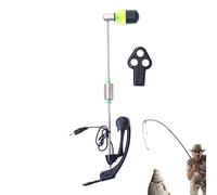 Indicateur de Pêche Alarme Appât pour Poissons Indicateur de morsure de Carpe de Pêche Réglable ABS Phare Vis Bouton Morsure Appât Alarme Leurre pour PoissonsPour Famille Amis Collègues Pêcheurs p