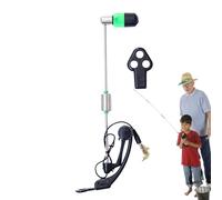 Indicateur de pêche alarme d'appât pour poissons, indicateur de piqûre de carpe, accessoires de pêche réglables, ABS phare vis bouton morsure Appât Alarme pour la famille, les amis et les collègues