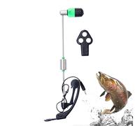 Indicateur de pêche - Alarme d'appât pour poissons, indicateur de piqûre de carpe - Alarme de pêche portable | ABS phare vis bouton morsure Appât alarme pour la famille, amis et collègues