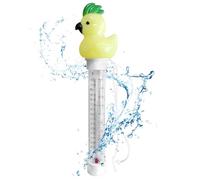 Indicateur de piscine flottant - Thermomètre de dessin animé flottant - Double échelle - Contrôle précis de la température pour piscine, spa, aquarium de bébé