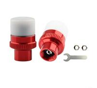 Indicateur de pression des pneus de vélo électrique léger avec valve AV compatible rouge en dessous de 45 psi vert au-dessus pour la sensibilisation du cycliste (rouge)