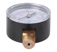 Indicateur de pression mécanique 0-4bar 0-60psi 50mm avec support NPT Ra 1/4" pour air comprimé et systèmes hydrauliques