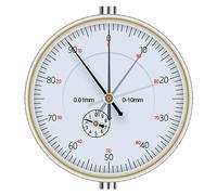 Indicateur de Quadrant, 0-10mm Cadran Indicateur Précision 0.01mm Jauge Micromètre Test Outil De Mesure(Rot)