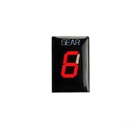 Indicateur de Rapport LED pour moto 6 Vitesses Indicateur de(Red) | Affiche rapport actuel 1-6, neutre, détection rapide, compatible modèles pour honda, plastique robuste