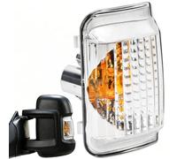 Indicateur de rétroviseur latéral Couvercle du signal de virage de lumière transparent PC adapté à Ducato de 2006 à 2024 côté gauche: 6325h0, 71748252, 71748254 (Left: 6325H0, 71748252, 71748254)