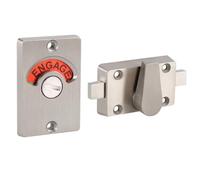 Indicateur de serrure de porte, loquet en alliage de zinc indiquant l'indicateur de séparation de confidentialité avec vis pour toilettes de salle de bain occupées vacantes