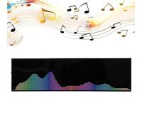 Indicateur De Spectre De Musique LED, Affichage De Spectre De Rythme De Musique Dynamique Professionnel, Avec 36 Styles D'affichage, Contrôle Vocal + Contrôle De Ligne, Entrée De Signal Audio 3,5 Mm