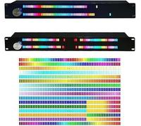 Indicateur De Spectre Musical à LED, Analyseur De Vu-mètre, Indicateur De Niveau Musical, Affichage du Spectre à LED 19 Couleurs, 1,5 U.
