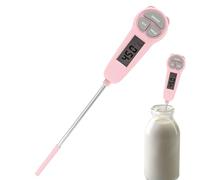 Indicateur de température de cuisson - Thermomètre électronique numérique pour viande, sonde compacte de 20 cm en acier inoxydable, jauge de haute précision pour cuisine domestique, pique-nique