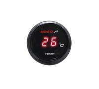 Indicateur de température Koso Compteur d'eau i-GEAR affichage rouge
