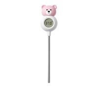 Indicateur de température pour cuisiner - Indicateur de température de la viande étanche - Jauge de cuisine avec sonde longue à lecture instantanée - Pour frire cuisson au barbecue