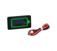 Indicateur de tension numérique pour testeur de batterie LiFePO4 au lithium | LCD couleur HD, plage 8-120 V, affichage à 5 niveaux, compatibilité universelle, lisibilité claire