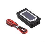 Indicateur de tension numérique pour testeur de batterie LiFePO4 au lithium | LCD couleur HD, plage 8-120 V, affichage à 5 niveaux, compatibilité universelle, lisibilité claire
