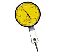 Indicateur de Test à Cadran 0-40mm en Alliage D'aluminium | Réglage du Positionnement, Mesure par Contact, pour Pièces Usinées et Contrôle Qualité, Jaune
