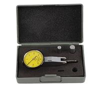 Indicateur de test à cadran avec rails à queue d'aronde métriques de précision, jauge à cadran de graduations de 0 40 0 0,01 mm avec 2 sondes pour la mesure mécanique des pièces (2 aiguilles en
