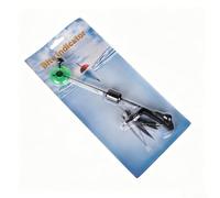 Indicateur de touche clignotant pour pêche à la carpe avec clip de canne rigide, lumière LED, alarme pour accessoires de pêche de nuit, rouge, bleu, vert, 20 cm (vert B2025-G)