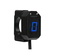 Indicateur De Vitesse Numérique Universel À 6 Vitesses Pour Moto Levier Changement Aimant Support D'indicateur Vitesses Avec Afficheur(Blue set)
